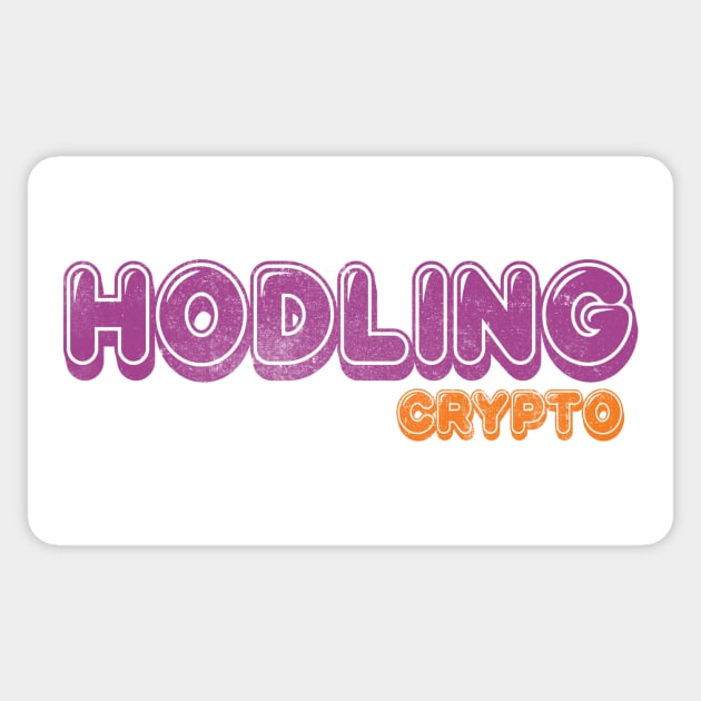 Hodling Crypto Sticker by CryptoHunter